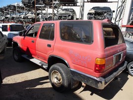 1995 TOYOTA 4RUNNER RED 3.0 MT 4WD Z19739